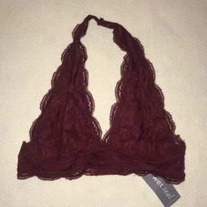 Wet Seal Maroon Bralette Size S *NEW*